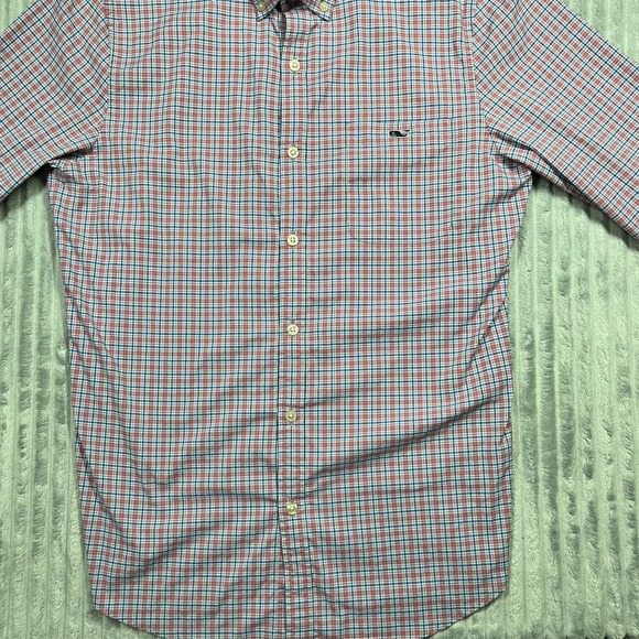 Vineyard Vines Performance Slim Fit Tucker Button Down Shirt Men's M Preppy Date - Picture 5 of 16